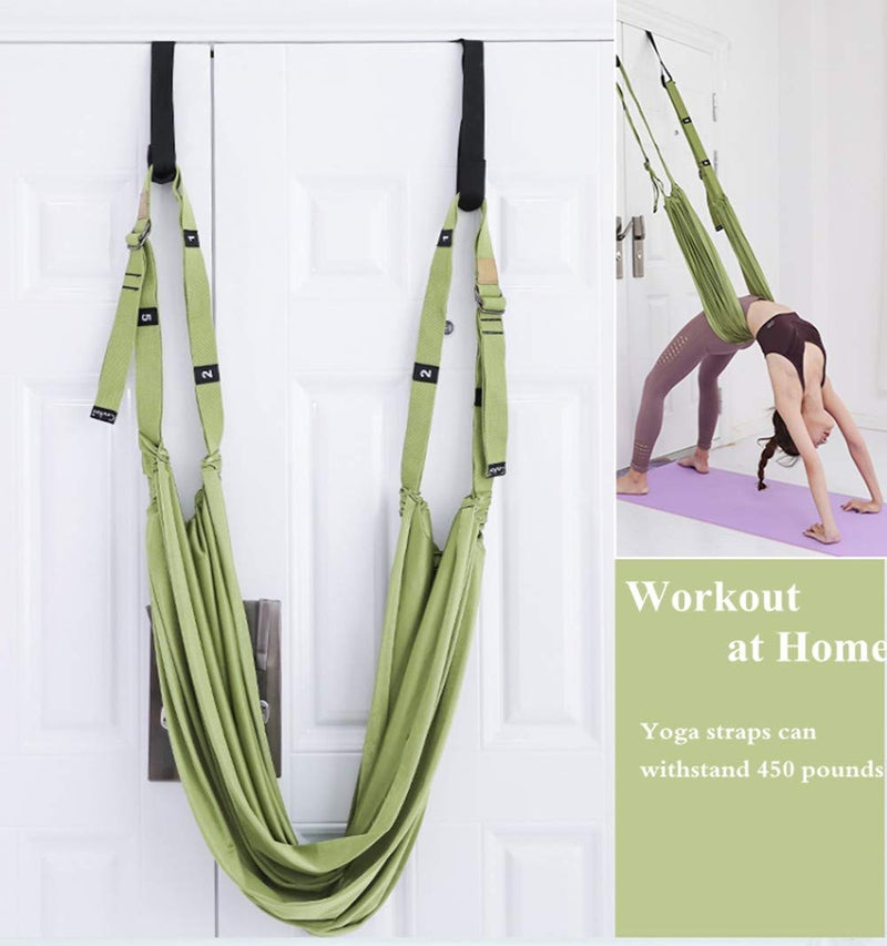 TOCO FREIDO Waist Back Leg Stretch Strap/Yoga Fitness Band, Leg Stretching Assist Trainer, Yoga Stretcher, Back Bend Split Inversion Strap for Fitness, Dance, Ballet, Gymnastics - Image 3